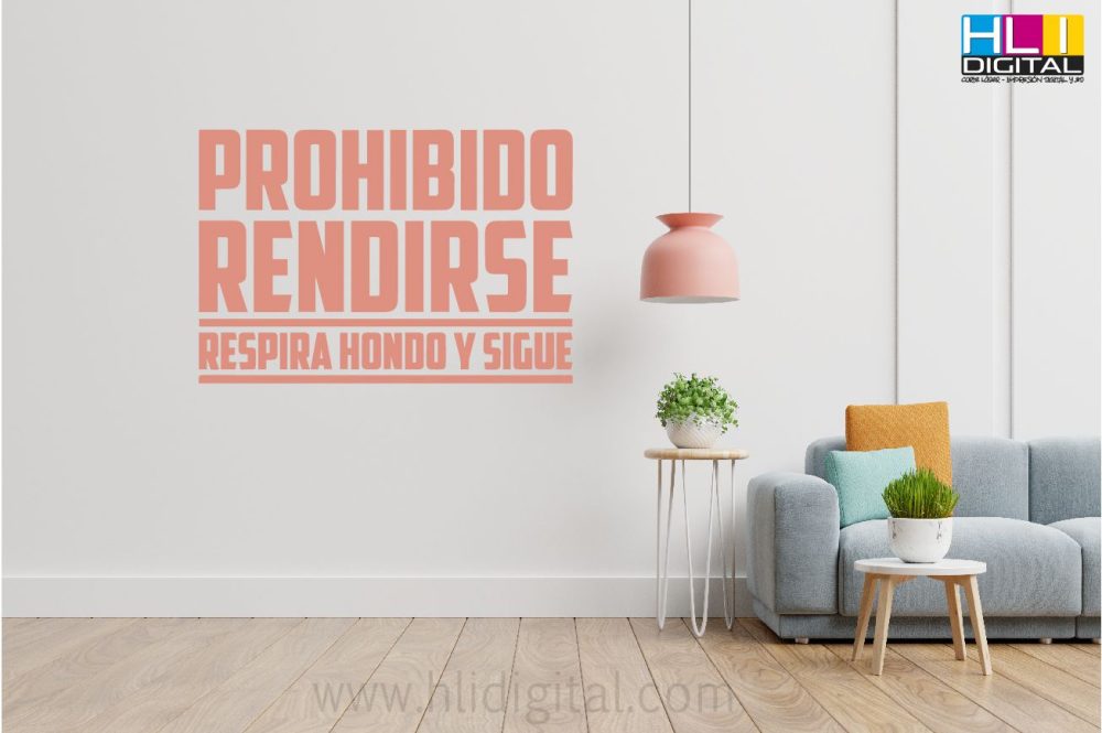 PROHIBIDO RENDIRSE, RESPIRA HONDO Y SIGUE - Imagen 2