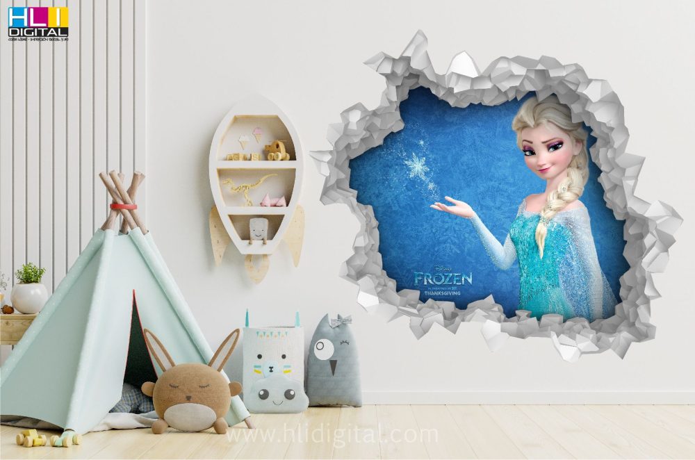 Pared rota 3D Frozen VP3D007 - Imagen 2