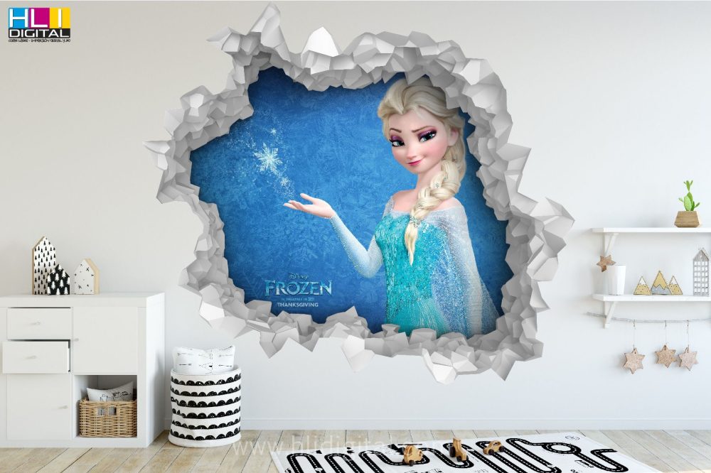 Pared rota 3D Frozen VP3D007 - Imagen 3