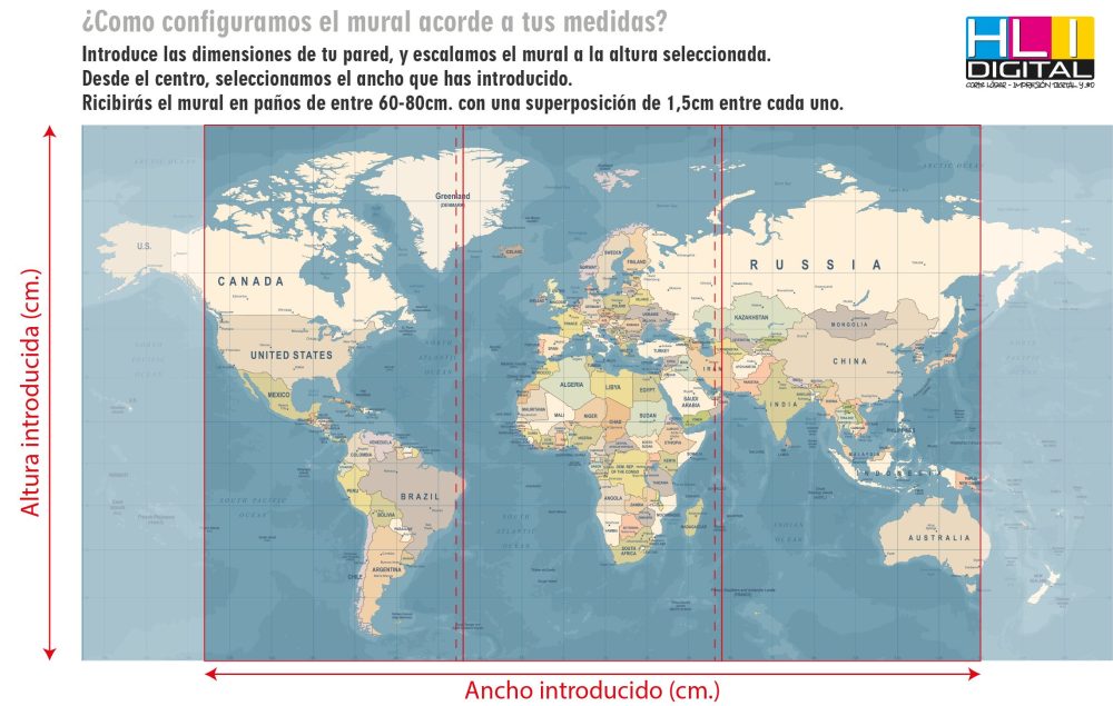 Mapamundi clásico - Imagen 3