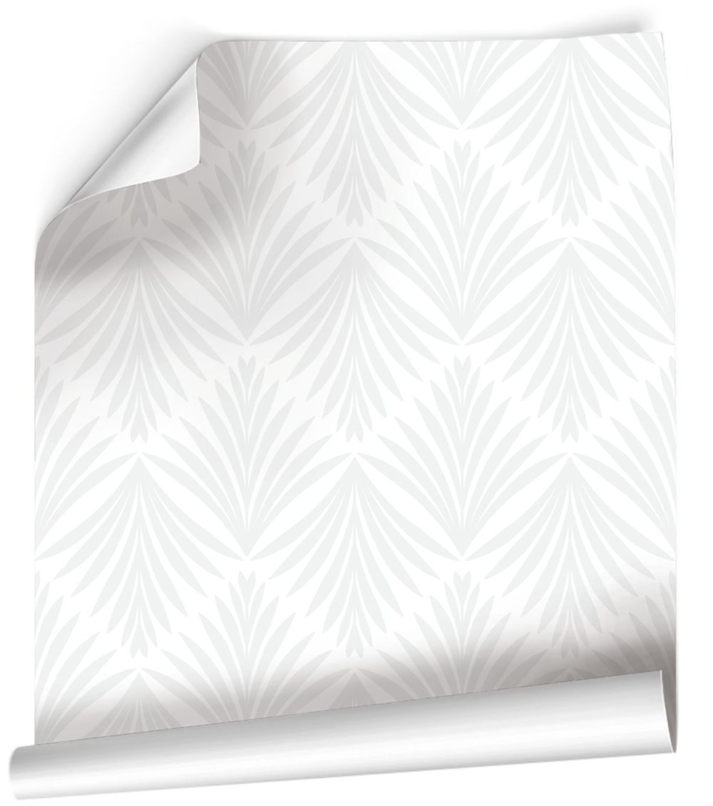 Papel pintado floral geometrico - Imagen 2