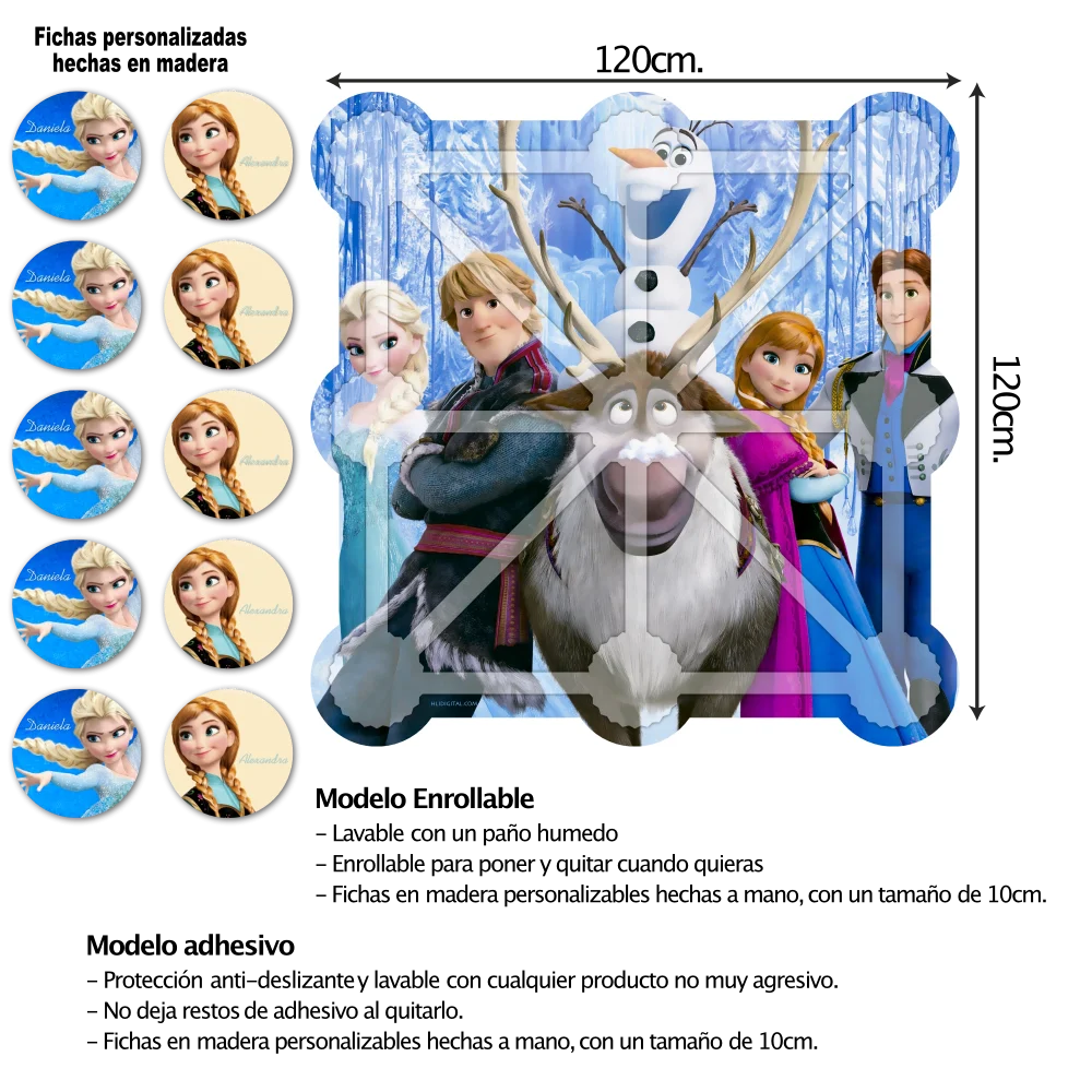 Frozen: Diversión y Aprendizaje con el Juego de Suelo Tres en Raya