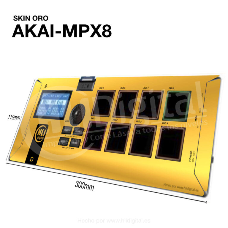 Skin Oro para Akai MPX8