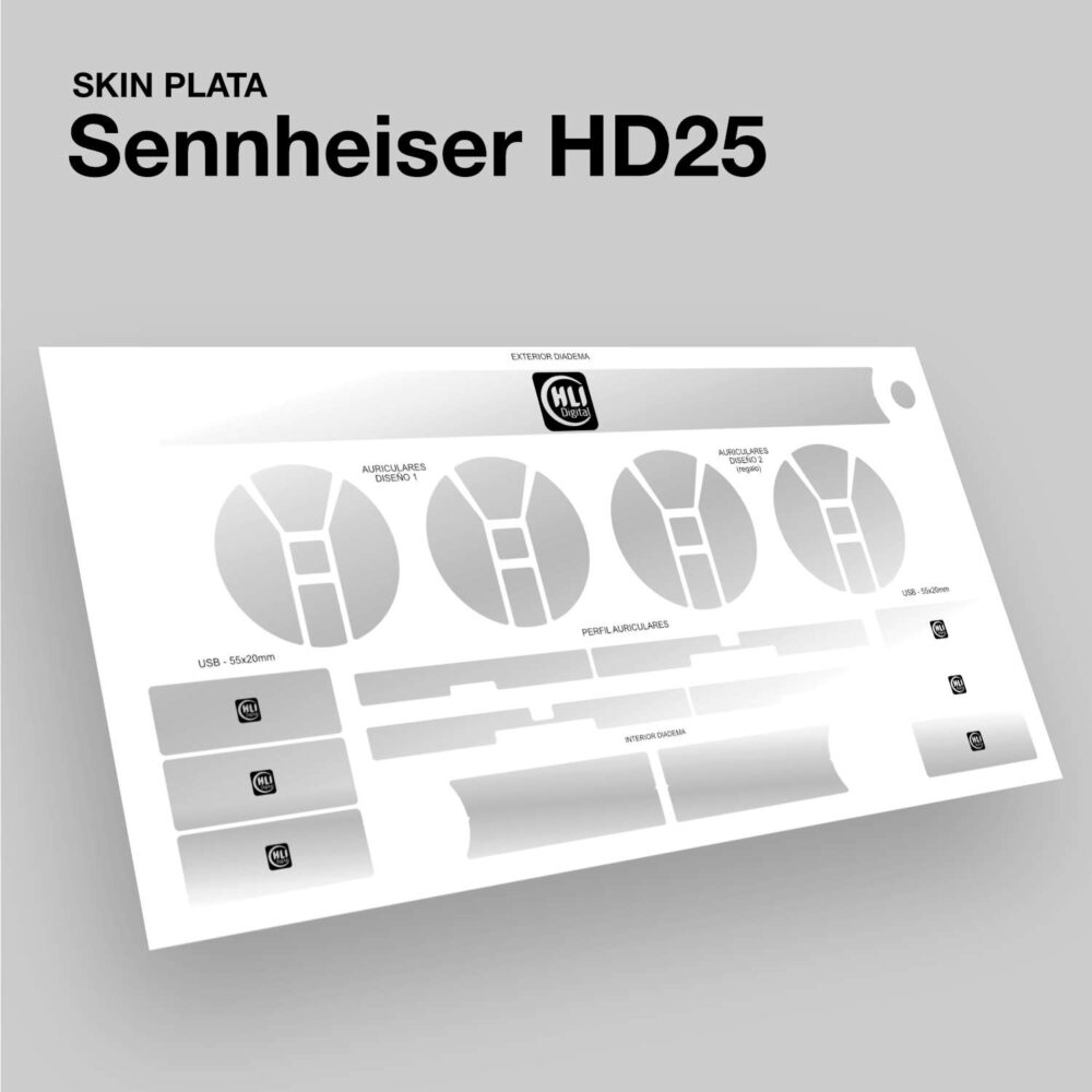 Skin plata para Sennheiser HD25