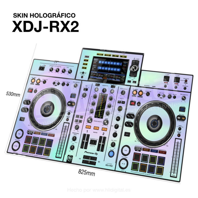 Skin holográfica para controladora XDJ-RX2