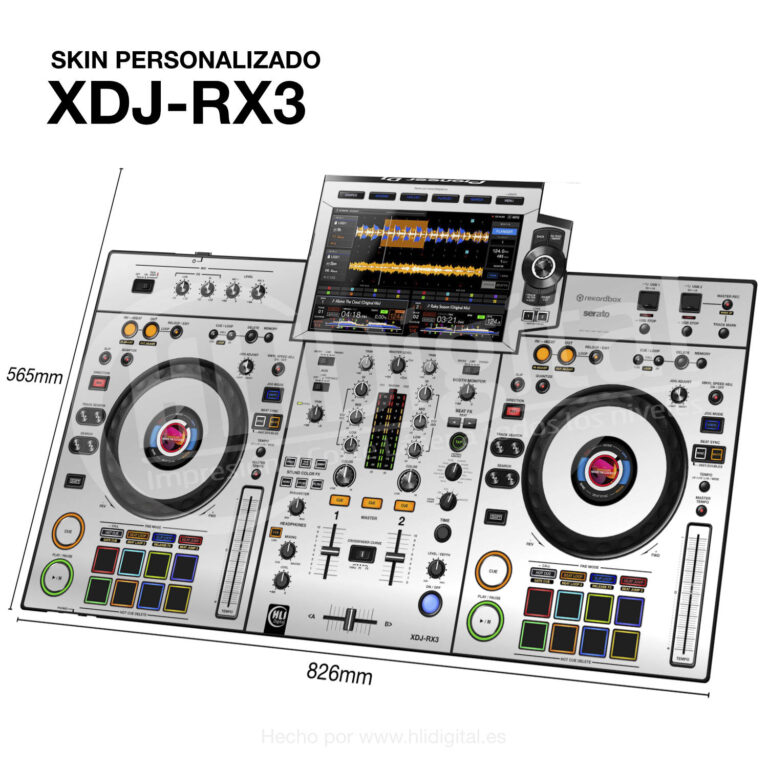 Skin plata para controladora XDJ-RX3