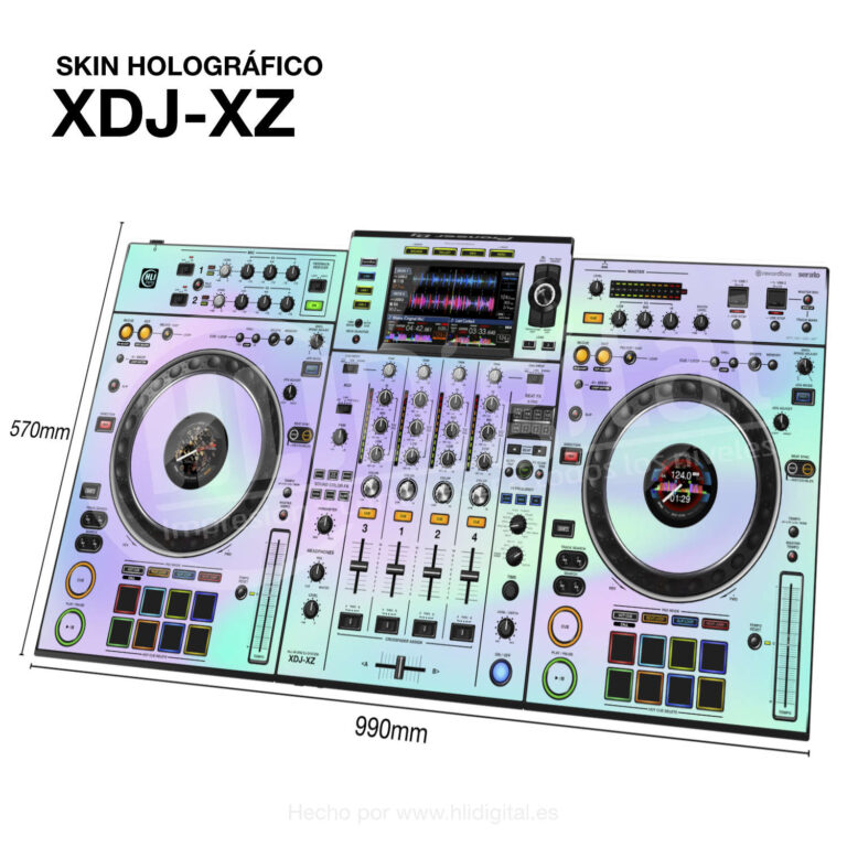 Skin holográfica para controladora XDJ-XZ